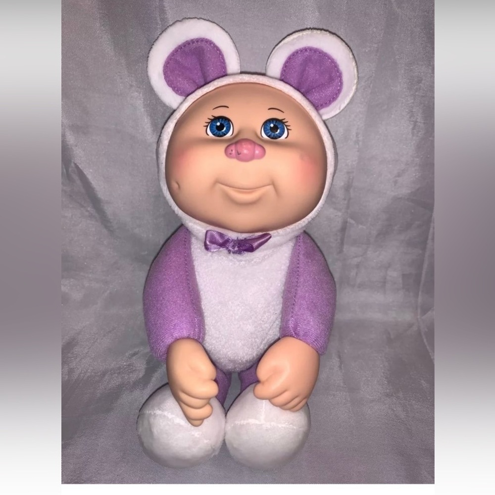 9" Cutie Woodland Friends LGT BLU Mouse Millie RARE HTF cabbage patch kids